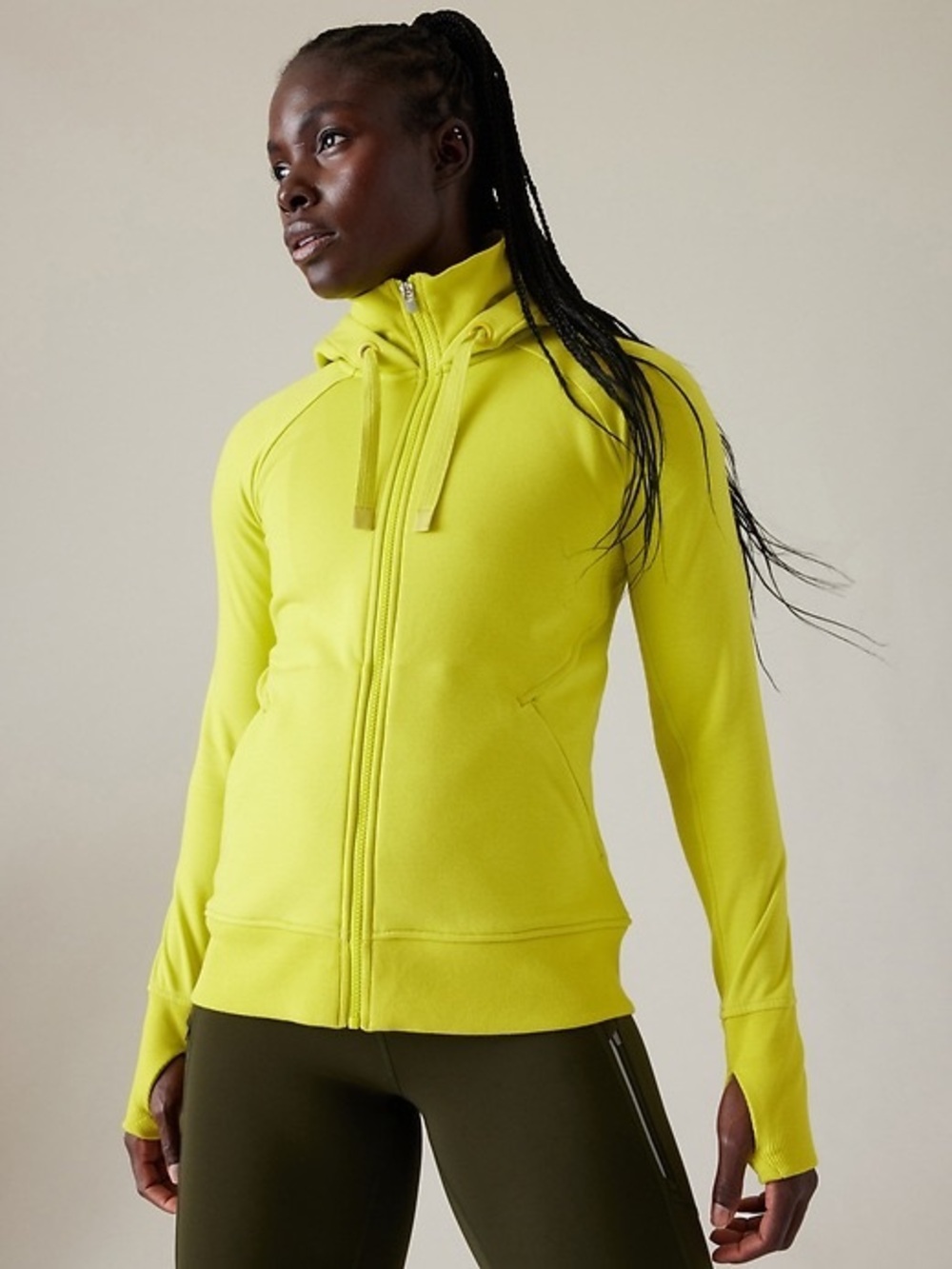 Athleta Triumph Hoodie in Dark Fiber Optic